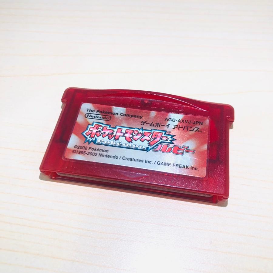 新品電池交換済】GBA ポケットモンスター ルビー ポケモン 新品電池交換済】GBA ポケットモンスター ルビー ポケモン