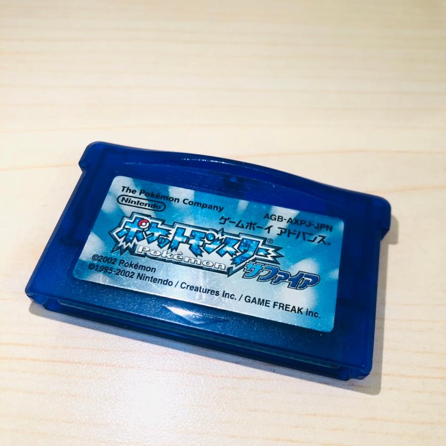 新品電池交換済】GBA ポケットモンスター サファイア ポケモン 新品電池交換済】GBA ポケットモンスター サファイア ポケモン