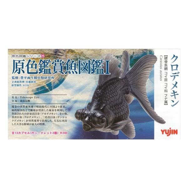 原色図鑑シリーズ26 原色観賞魚図鑑1 クロデメキン Aquarium Fish In Colour ユージン ガチャポン フィギュア 金魚 最大の割引