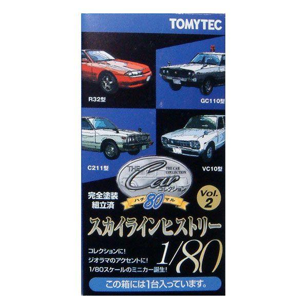 トミーテック(TOMYTEC） ジオコレ ザ・カーコレクション80 Vol.2 スカイラインヒストリー ジャパンT1 C211型(覆面パトカー） 1/80 HOゲージ 鉄道 模型 ミニカー｜daidara2007｜02