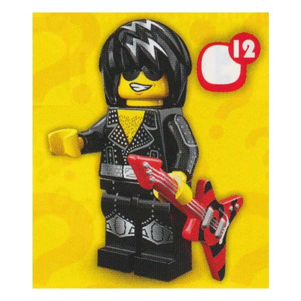 レゴ ミニフィギュア シリーズ12 LEGO minifigures #71007 ロックスター ミニフィグ ブロック 積み木｜daidara2007