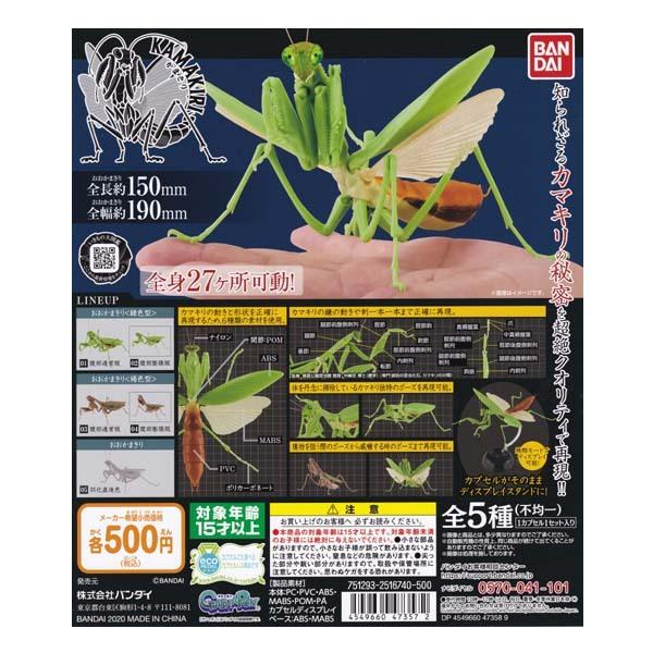 いきもの大図鑑 カマキリ Kamakiri かまきり 全5種フルコンプセット バンダイ ガチャポン フィギュア 昆虫 S095 だいだらぼっちヤフー店 通販 Yahoo ショッピング