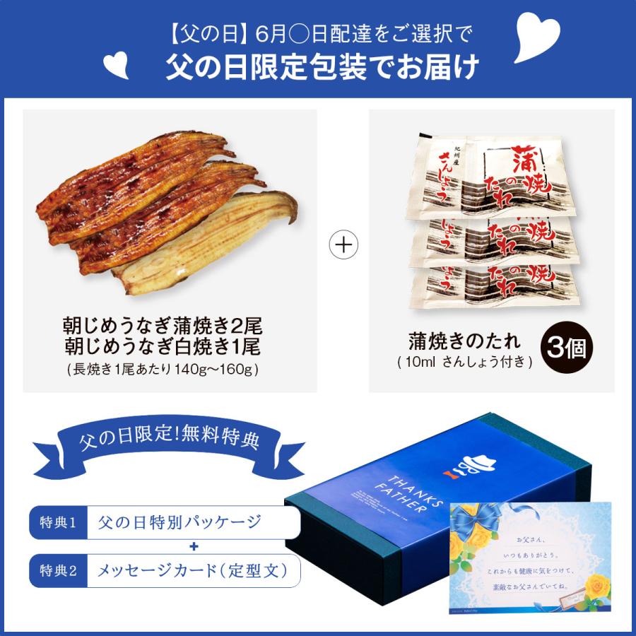 うなぎ 国産 朝じめ 鰻 蒲焼き2尾と白焼き1尾のコンビセット 敬老の日 母の日 父の日 お中元 お歳暮 ギフト プレゼント |  | 03