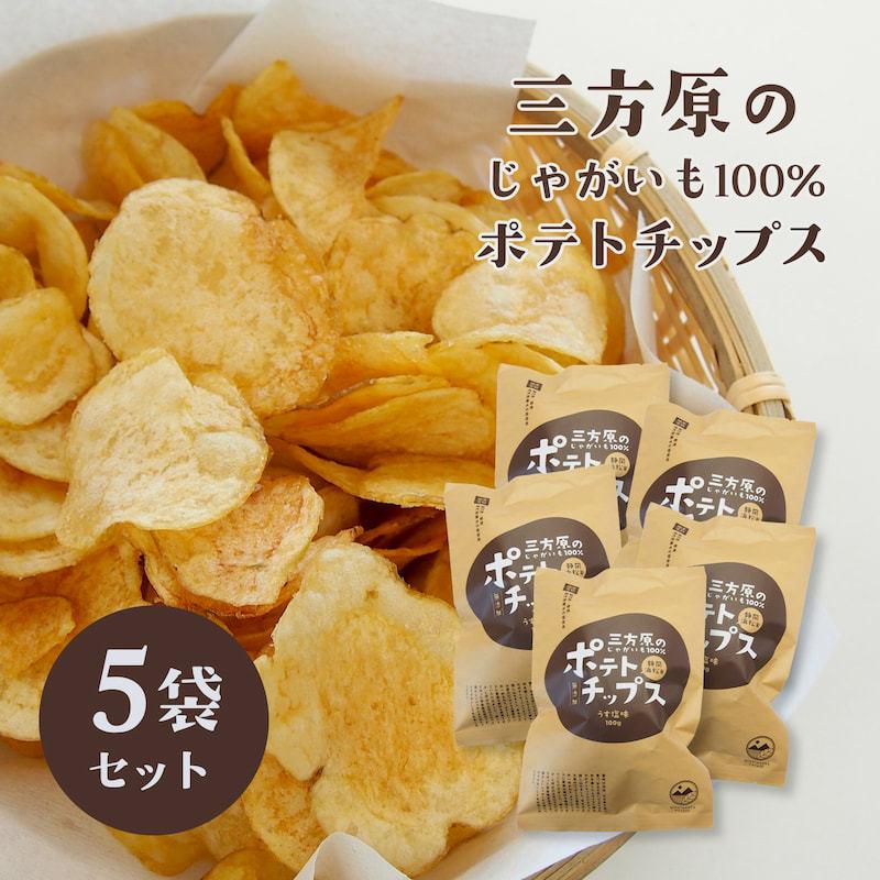 期間限定 数量限定 三方原ポテトチップス うす塩味 5袋 三方原馬鈴薯