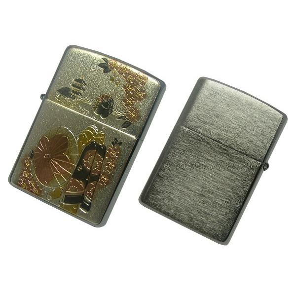 新品♥正規品 ♥まるで手彫り♥伝統の電鋳和板♥「舞妓さん」♥ZIPPO♦ジッポ♦ライター 送料180円〜新品正規品 まるで手彫り！伝統の電鋳和板「舞妓さん