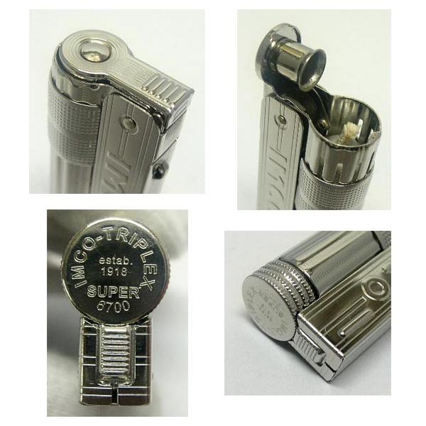 送料180円〜復刻版(IMCO)イムコ フリント式オイルライターTRIPLEX