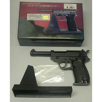 ドイツwalther社公認 ワルサーp38ピストルガスライター ブラック 重量なんと310g リニューアル版 大同ネットshop 通販 Yahoo ショッピング