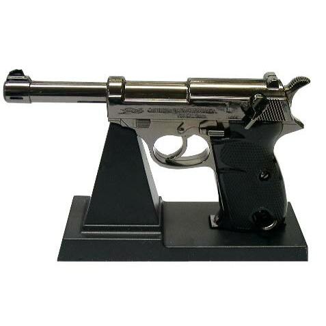 ドイツwalther社公認 ワルサーp38ピストルガスライター ガンメタ 重量なんと310g リニューアル版 大同ネットshop 通販 Yahoo ショッピング