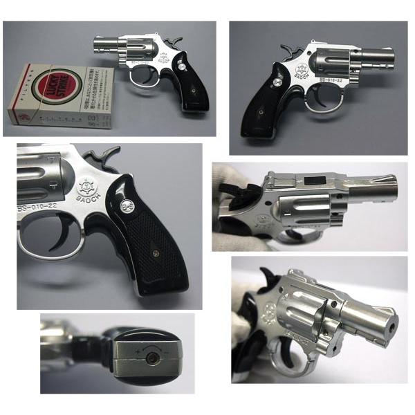 送料450円〜新品 BSリボルバー型ミニターボライター(マットシルバー
