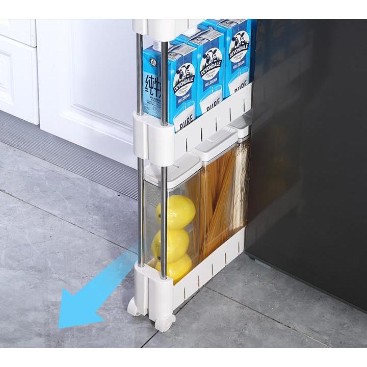 収納ラック 隙間収納 キャスター付き スリム キッチンワゴン キッチンワゴン 収納ラック 隙間収納 幅11cm すきま収納 2段 3段