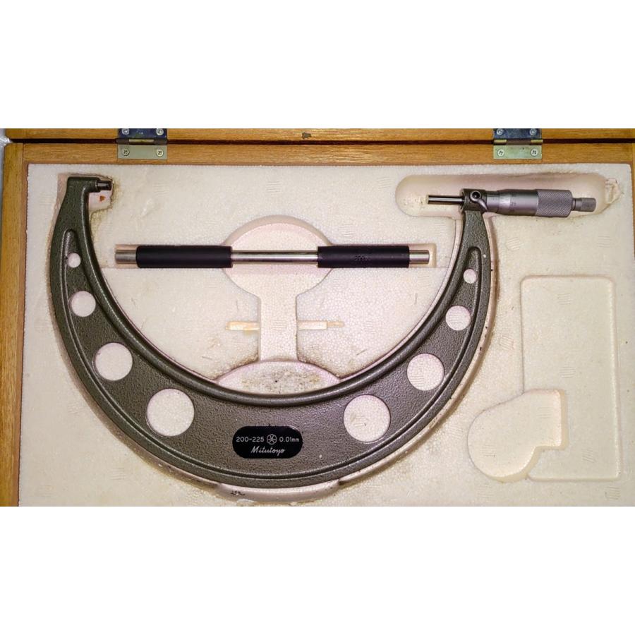 ミツトヨ　外側マイクロメーター　0.01mm　200-225ｍｍ　中古品　NO,383 | ミツトヨ