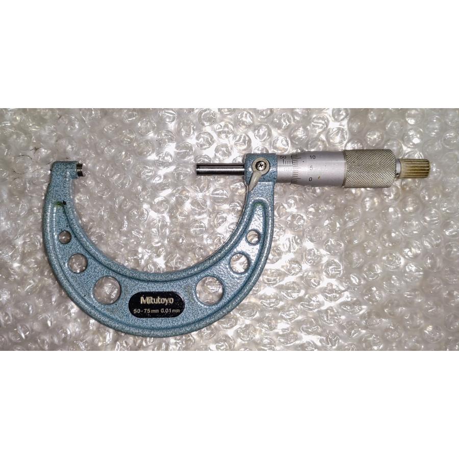 ミツトヨ　外側マイクロメーター　　0.01mm　50-75ｍｍ　NO,B214 | ミツトヨ | 01