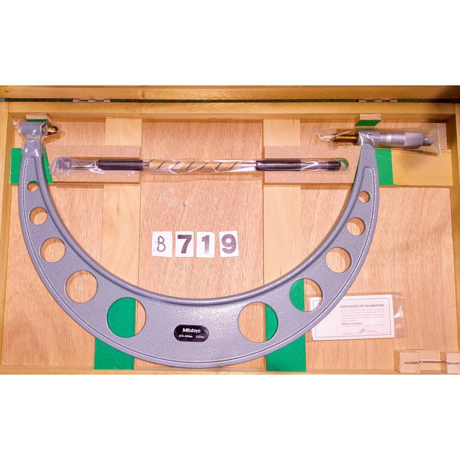 ミツトヨ　外側マイクロメーター　 OM-400　0.01mm　375-400ｍｍ　NO,B719 | ミツトヨ