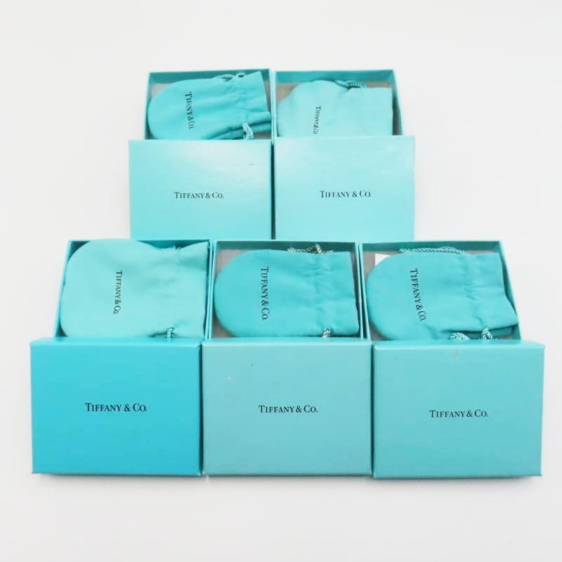 M05-k075 TIFFANY＆Co. ティファニー ジュエリーボックス 箱/保存袋 空 