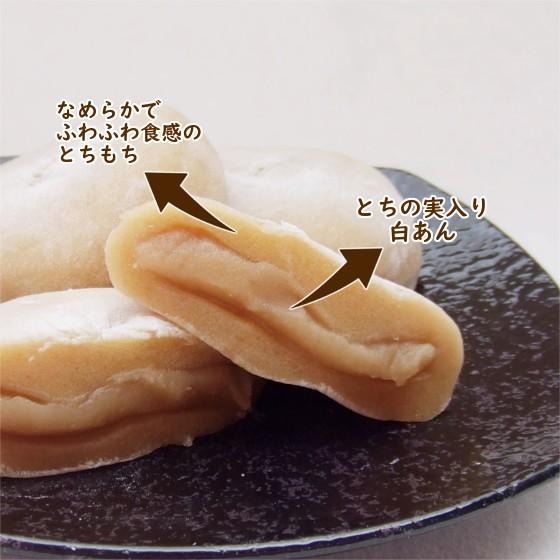 白餡栃餅 しろあんとちもち 10個箱入り 栃の実大福 栃の実入り白餡 Shirotochi10 とちもち本舗大福城 通販 Yahoo ショッピング