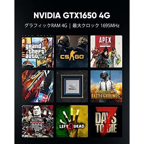 新入荷!!【日本未発売】 TOPGRO ゲーミングPC ミニpc NVIDIA GTX1650搭載 第9世代 Core i9-9880H (8コア/16Threads 最大4.8GHz) メモリ DDR4 32GB/1TB NVMe SSD WiFi 【RIZ2557566801】(89743円)