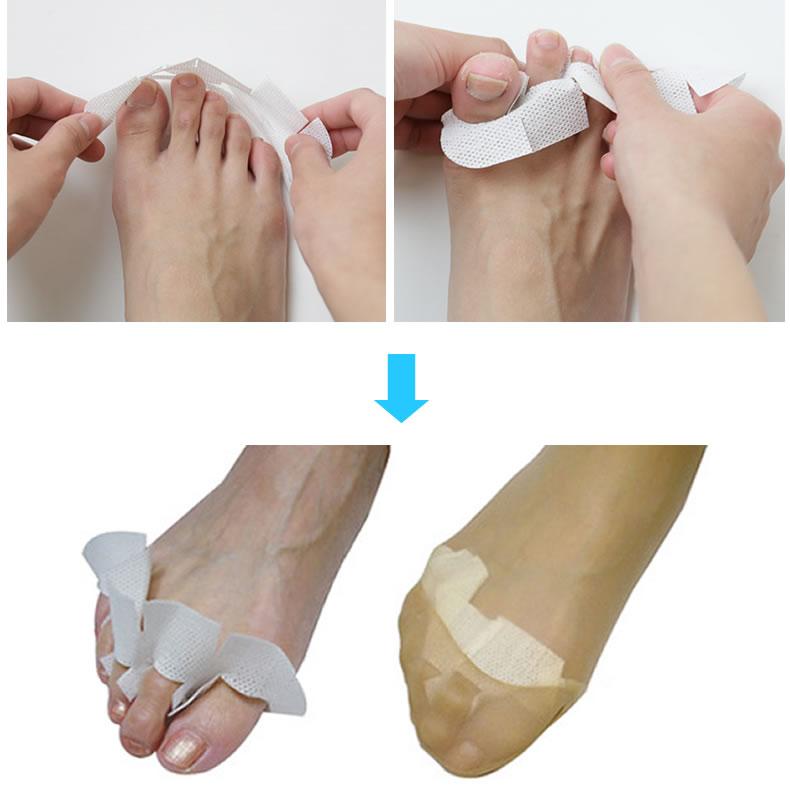 足ゆびちゃん お徳用１００枚入り６個セットエコボックス１個付き 足指の間の汗を取る 足ゆびちゃん レギュラー お徳用100枚入×6個 エコ