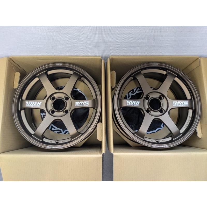即納 RAYS レイズ TE37 SONIC 30TH MACHINING FACE3 BR ブロンズ