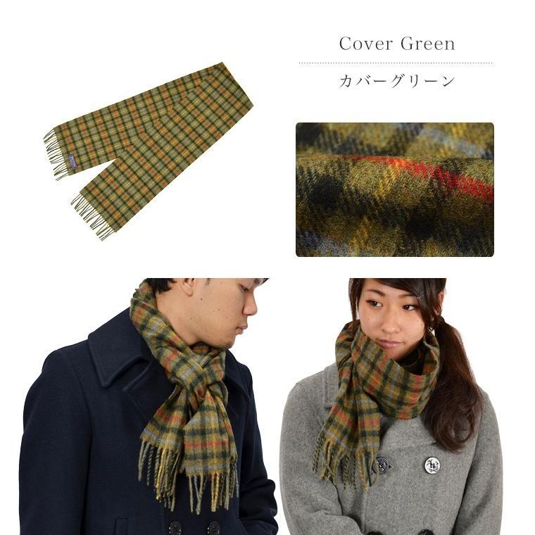 HIGHLAND TWEEDS（ハイランドツイード） ラムウールチェックマフラー