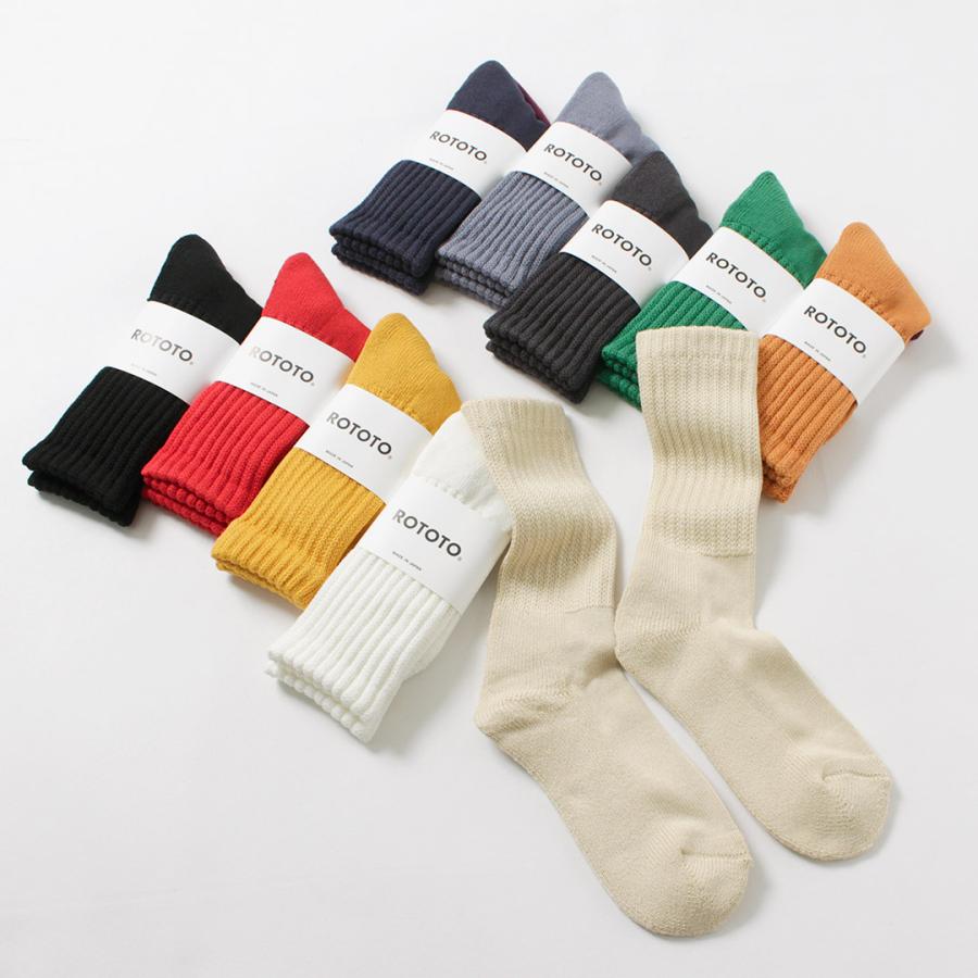 ROTOTO（ロトト） ルーズパイル クルーソックス / ハイソックス 靴下