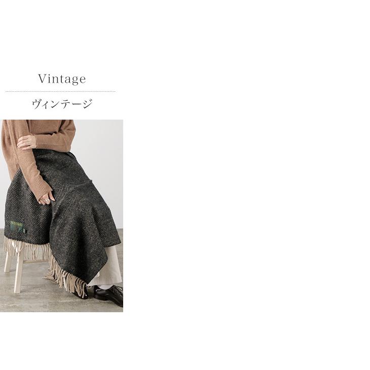 リシャールミル　大判ブランケット TWEED MILL MILL（ツイードミル） 75×168 フィッシュボーン