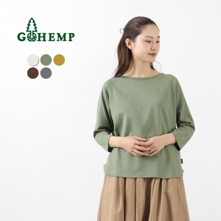 GOHEMP（ゴーヘンプ） ワイド ベースボール Tシャツ 7分袖 メンズ