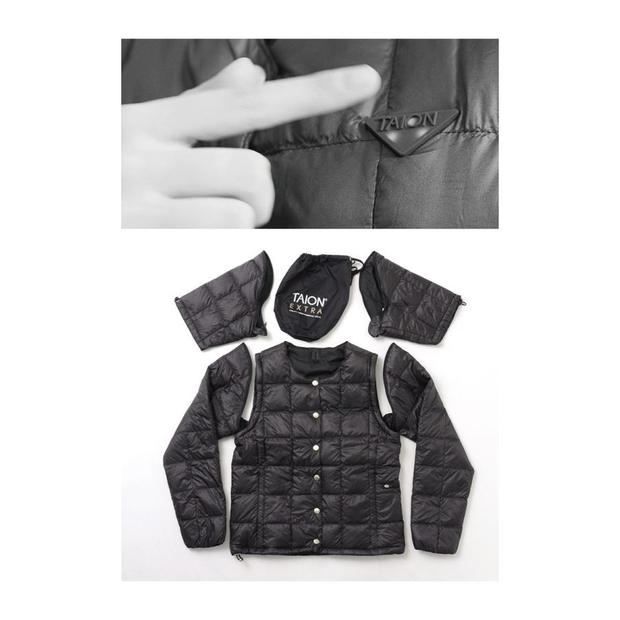 Taion Extra タイオンエクストラ ウーマン クルーネック インナーダウンセット ベスト 半袖 長袖 128 Gochi 通販 Yahoo ショッピング
