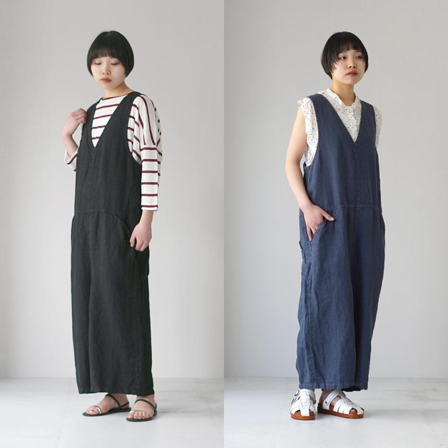 tumugu（ツムグ） ソリトリネン サロペット 日本製 / レディース