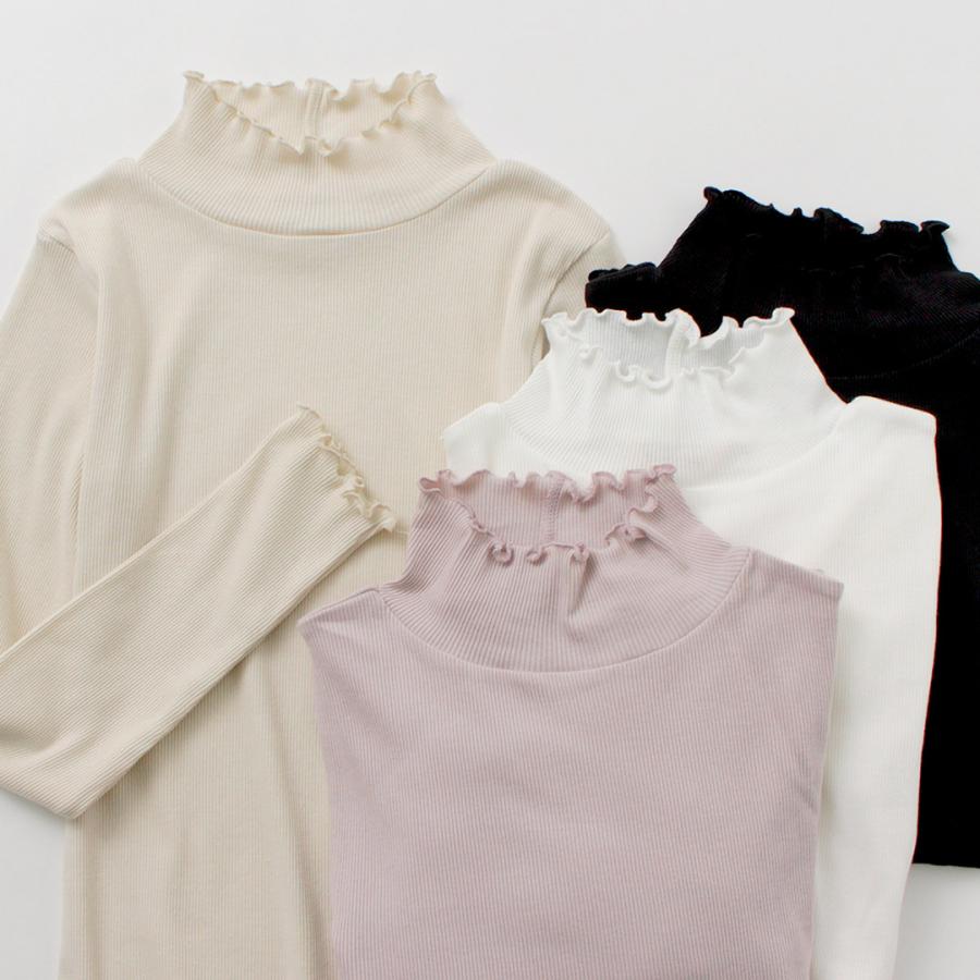 tumugu（ツムグ） コットンノヴァテレコハイネック/長袖 / TC20103