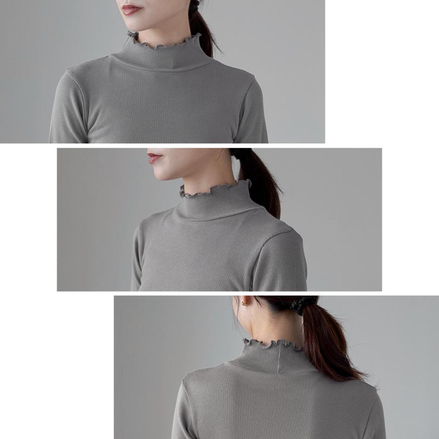 tumugu（ツムグ） コットンノヴァテレコハイネック/長袖 / TC20103