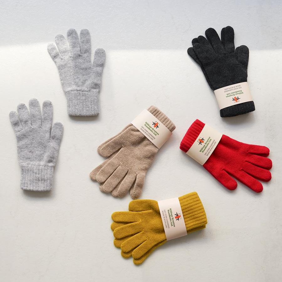 WILLIAM BRUNTON（ウィリアムブラントン） カシミア プレーン グローブ