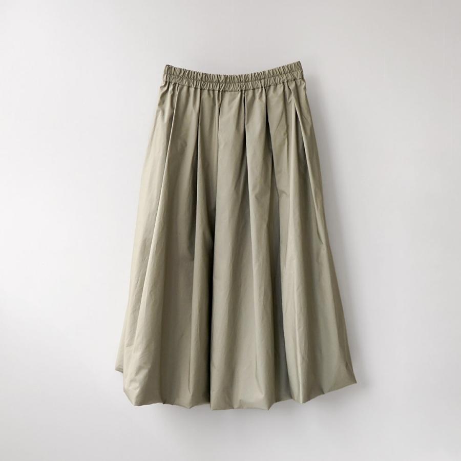 【現行モデル・未使用】MidiUmi ミディウミ　バルーンスカート　ブラック MidiUmi（ミディウミ） バルーン スカート / 膝下 ロング 無地 黒