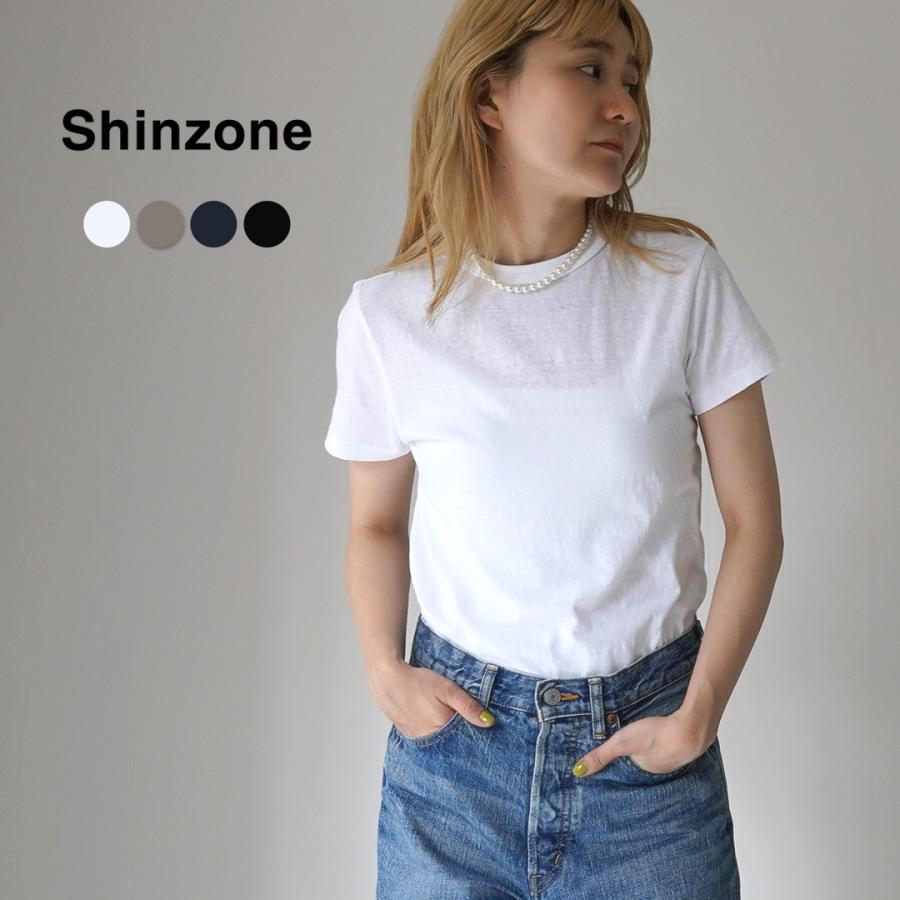 SHINZONE（シンゾーン） クルーネックTシャツ / 半袖 無地 / コットン / レディース / 日本製｜daigochi
