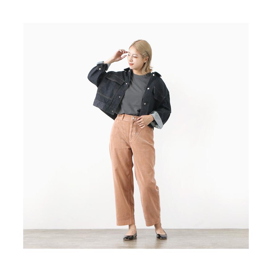 SERGE de bleu（サージ） マカロン クロップド カーブシルエット