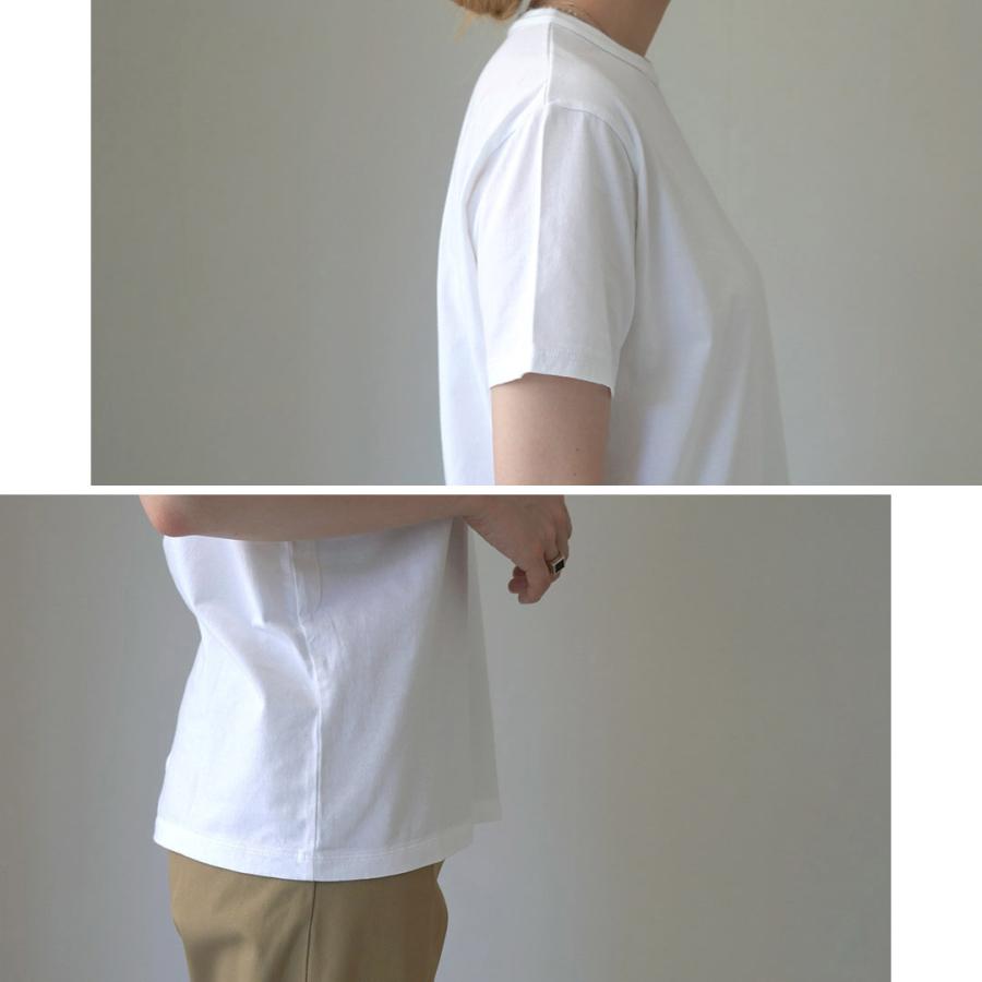 SHINZONE（シンゾーン） カラー別注 パックTシャツ 20SMSCU66 / レディース トップス 半袖 クルーネック 2枚組 セット 日本製の画像