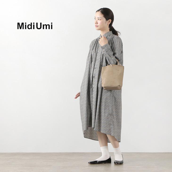 国内外の人気 コットン 花柄 レディース ワンピース シャツ リバティプリント Midiumi ミディウミ 大人にちょうどいい 甘さ控えめ 羽織り ゆったり ワンピース チュニック Dagl Tg