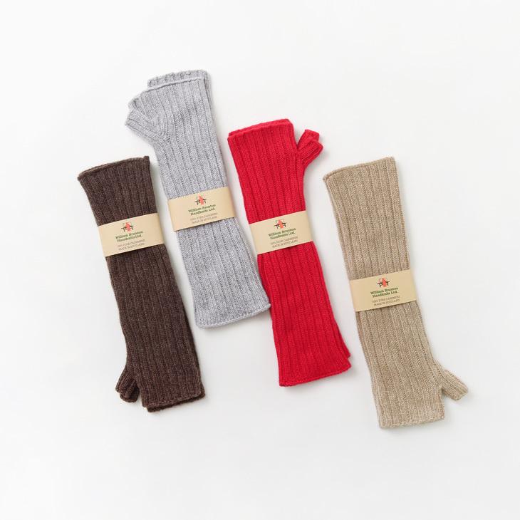 WILLIAM BRUNTON（ウィリアムブラントン） 3PLY カシミア リブ リスト