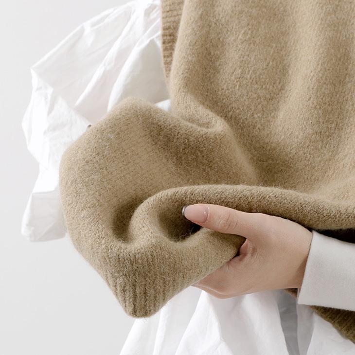 mao made（マオメイド） フォックスブレンド バック リボン ニット