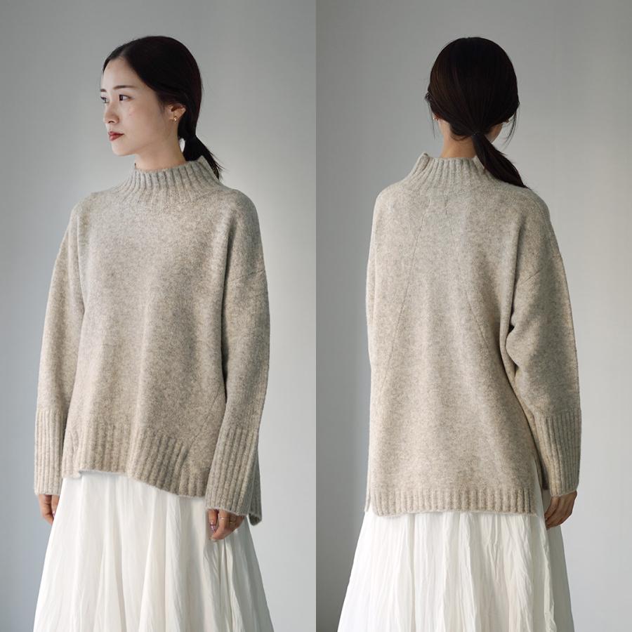 mao made（マオメイド） ヤクフィール ハイネックAライン プル