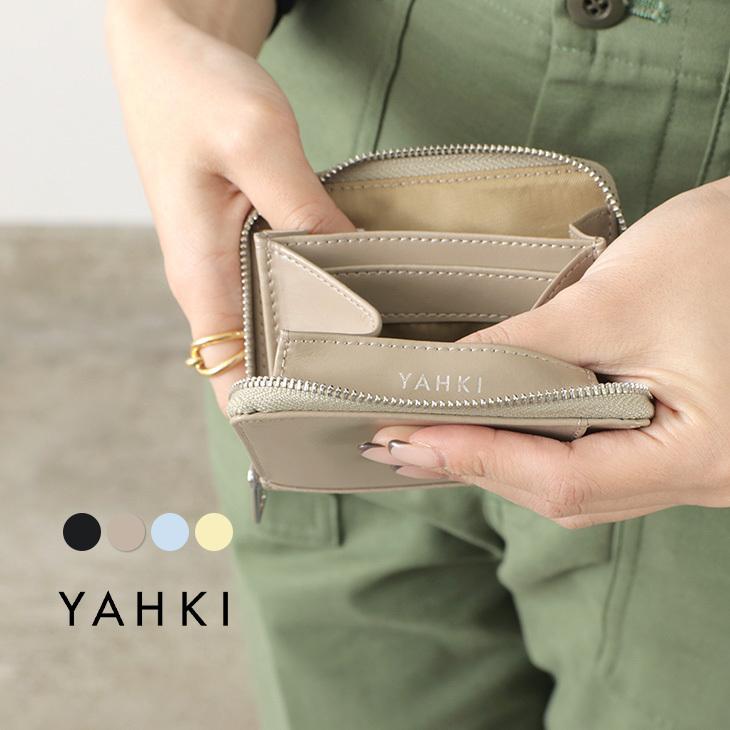 YAHKI YAHKI(ヤーキ) スムースレザー コンパクト ウォレット YAHKI YAHKI(ヤーキ) スムースレザー コンパクト ウォレット