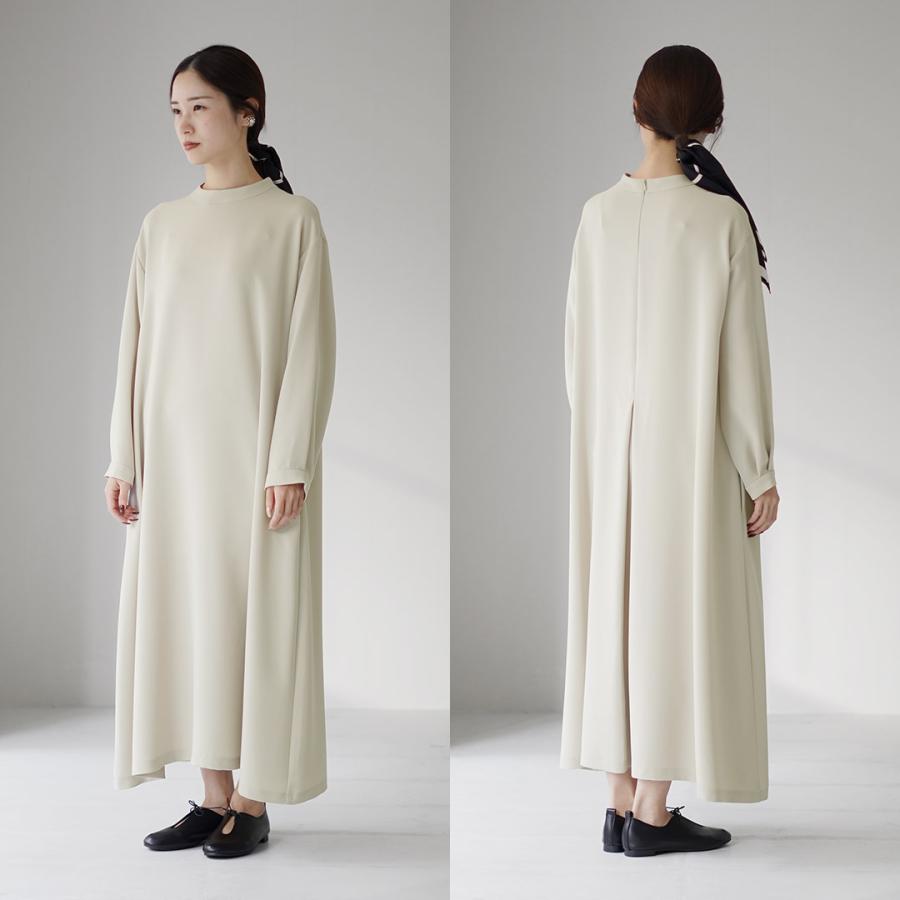 tumugu（ツムグ） ソアパールコンパクト ロングワンピース / 長袖