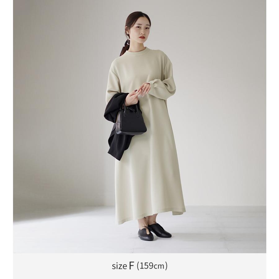tumugu（ツムグ） ソアパールコンパクト ロングワンピース / 長袖