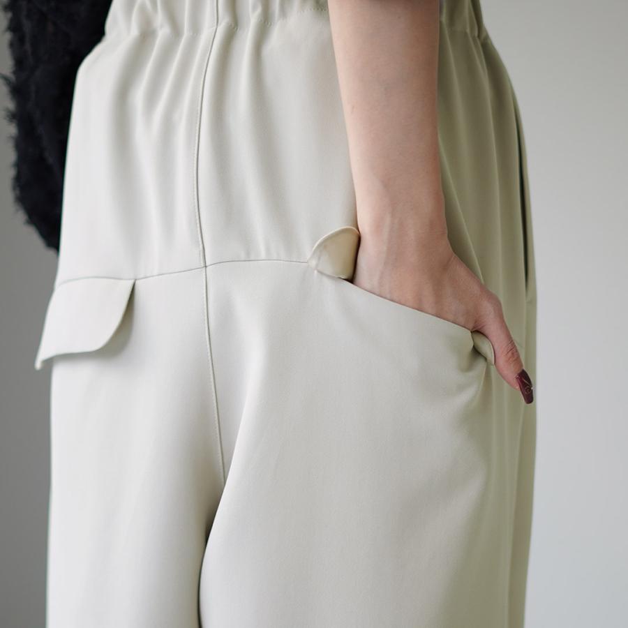 tumugu（ツムグ） ソアパールコンパクト テーパードパンツ TB21442a