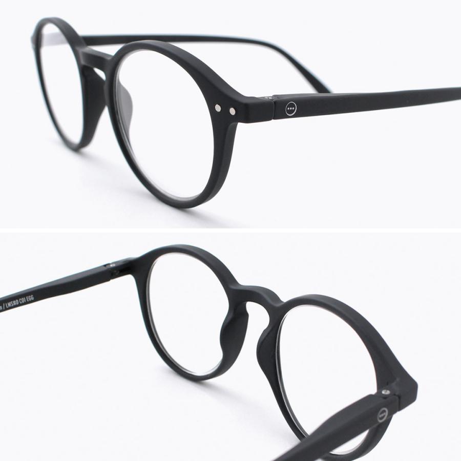 【美品】IZIPIZI PARIS 老眼鏡 シニアグラス ブラック ＋1.5 IZIPIZI（イジピジ） リーディンググラス #D / 老眼鏡 / シニアグラス