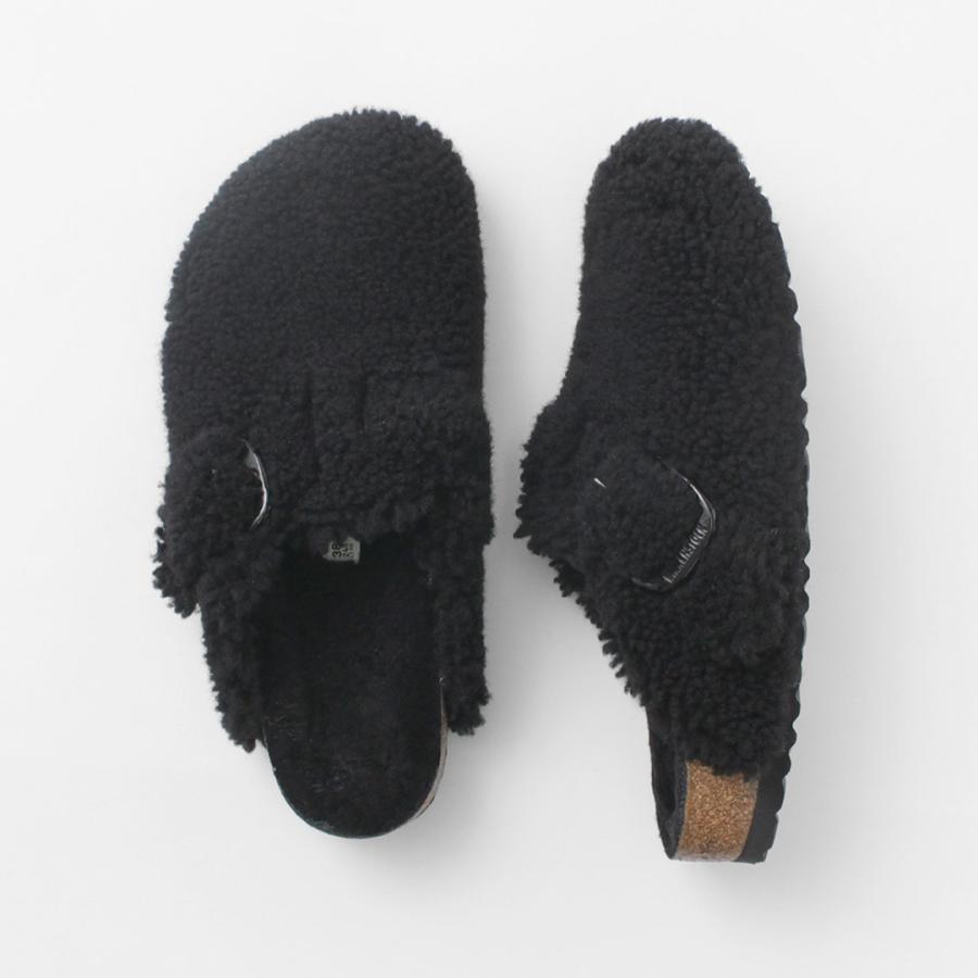 ビルケンシュトック BOSTON ファーボアボストンテディーリベット 黒