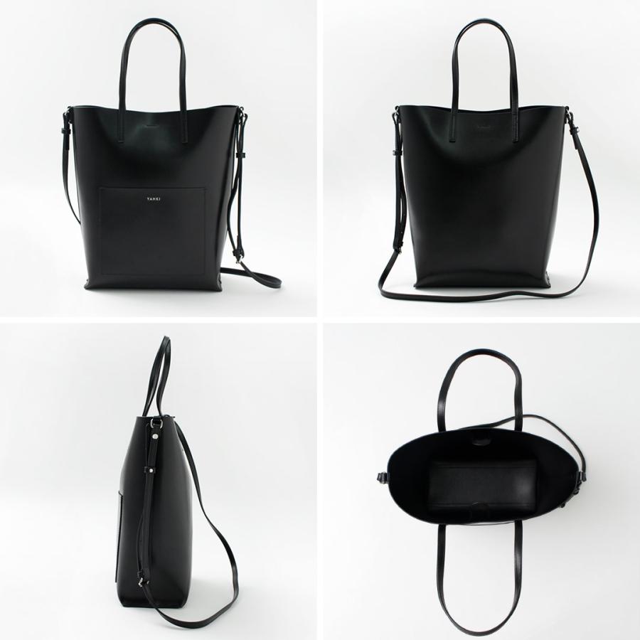 YAHKI（ヤーキ） W FACE トート ショルダーバッグ レディース BAG 鞄 2WAY レザー スクエア 通勤 約