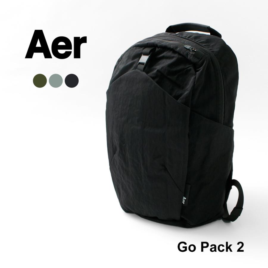 【美品】 Aer Go pack 2 エアー ゴー パック 通勤 通学 仕事 黒 Aer（エアー） ゴーパック 2 メンズ レディース ユニセックス リュック