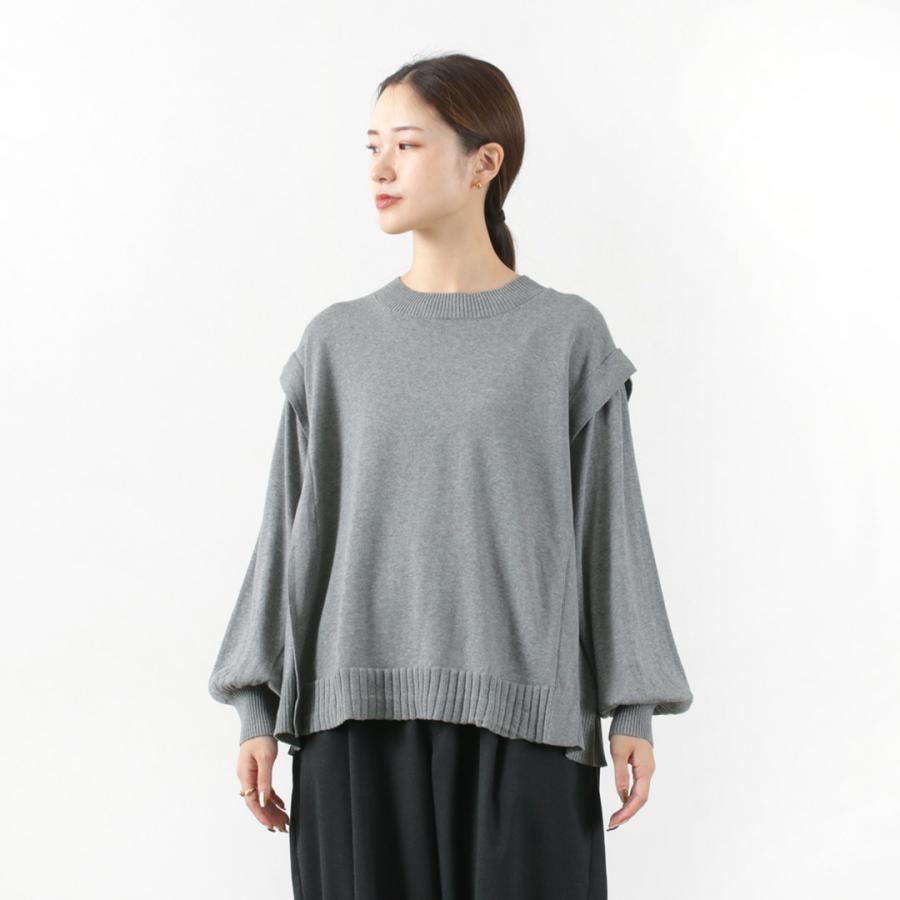 tumugu（ツムグ） ランダムリブニット プルオーバー レディース