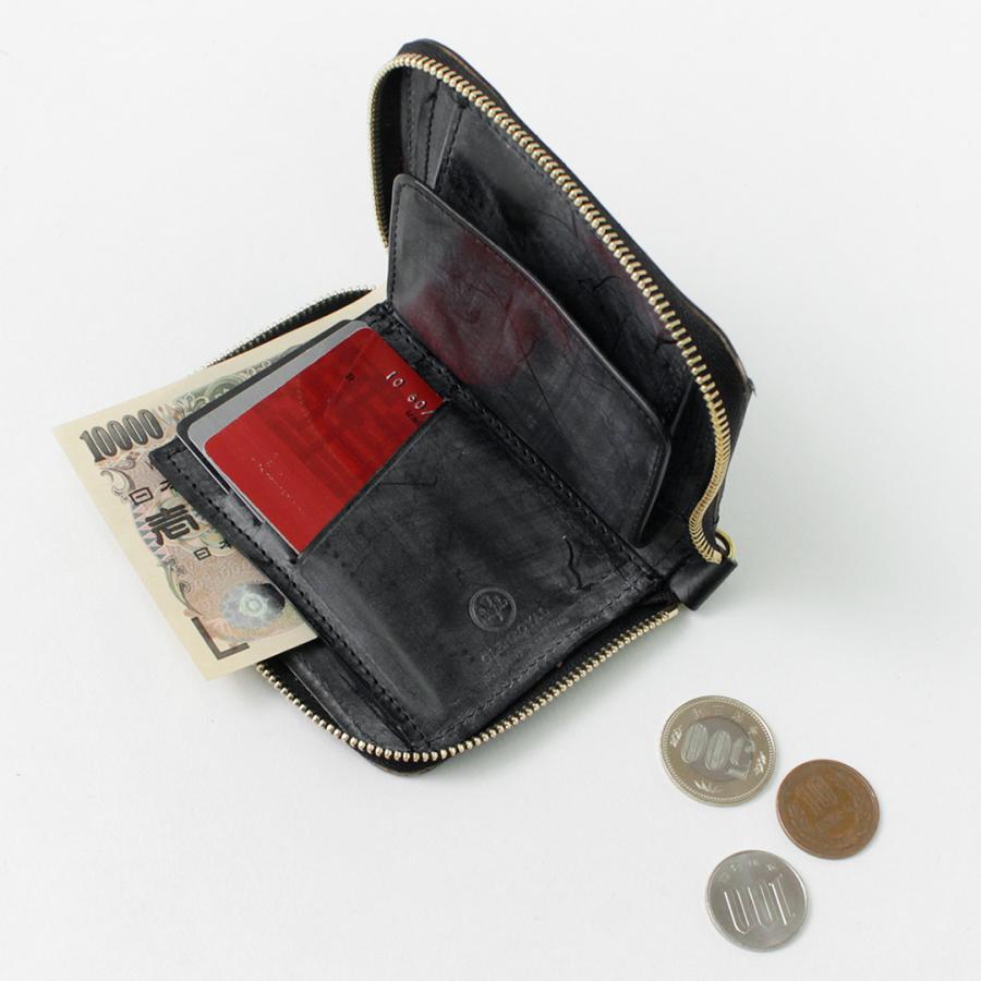 【正規品】GLENROYAL（グレンロイヤル） アラウンドジップ スモールウォレット / ミニ財布 メンズ レディース 本革の画像