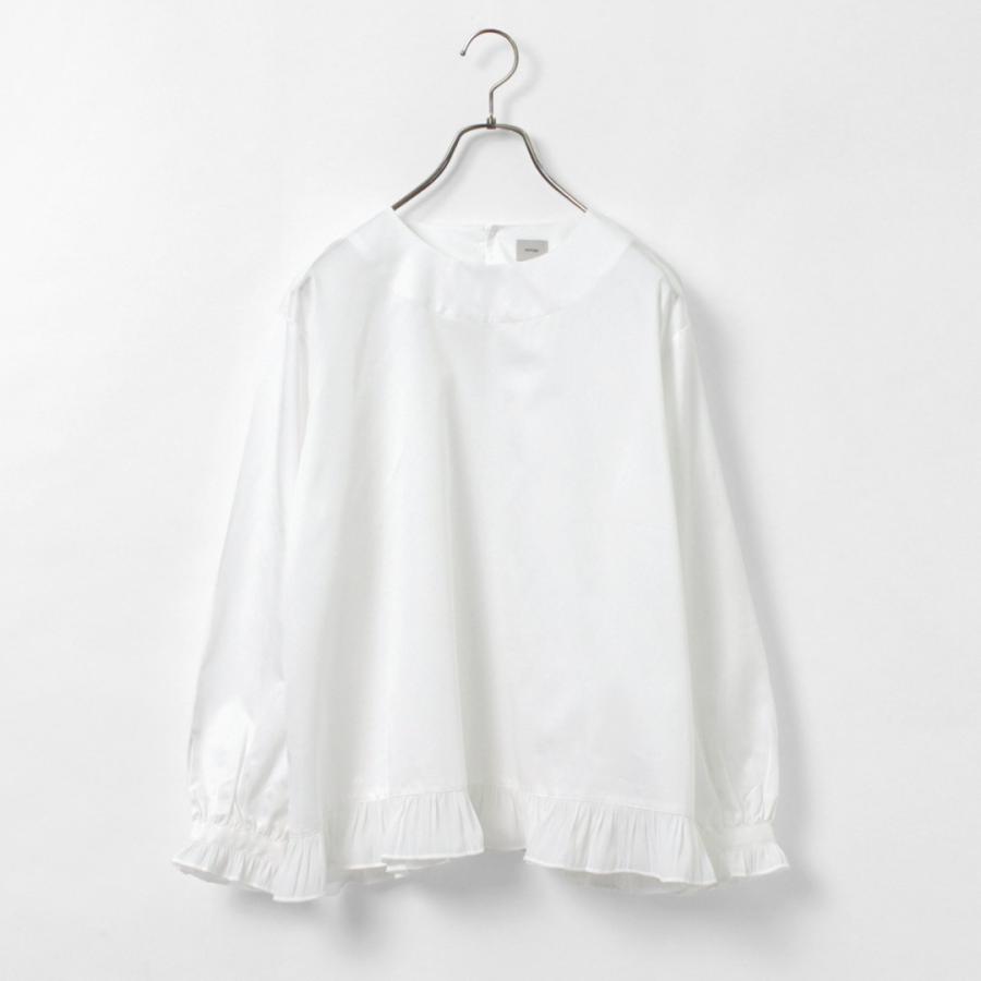 tumugu（ツムグ） コットンサテン プルオーバー / レディース ブラウス